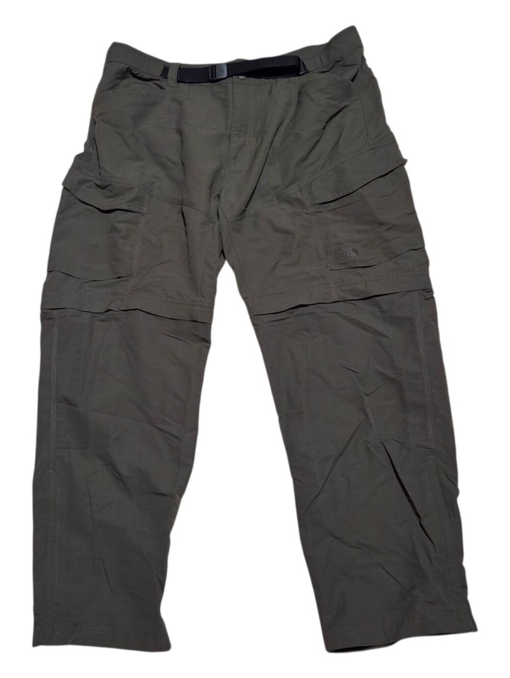 The North Face Convertible Cargo Hiking Pants Gray Mens Size 2XL